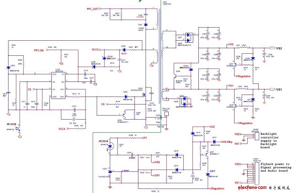 电源开关pcb